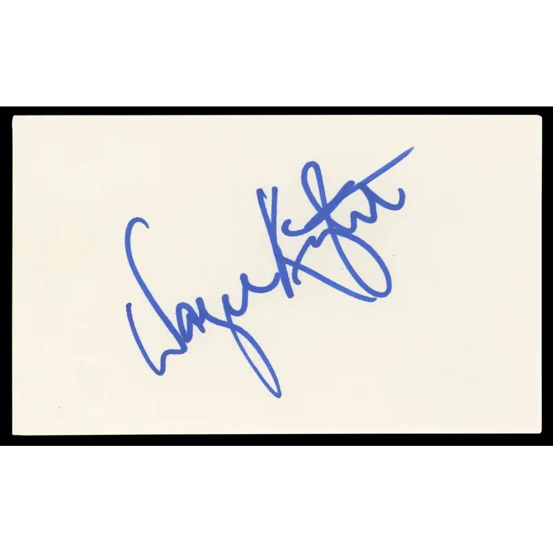 Wayne Knight Jurassic Park Authentic Signed 3x5 Index Card BAS #BM56974