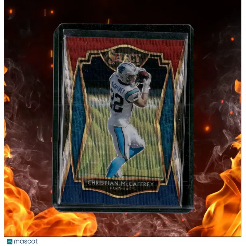 2021 Panini Select Christian McCaffrey Tri-Color Wave Prizm Premier 033/199 #107