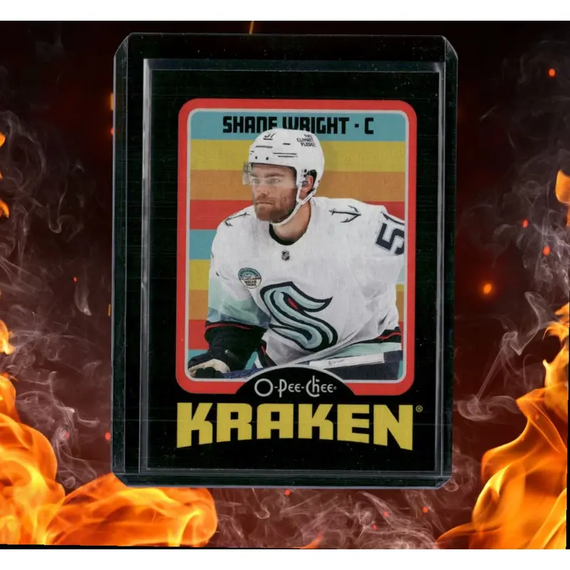 2024-25 O-Pee-Chee Shane Wright Retro Black Border 007/100 #188