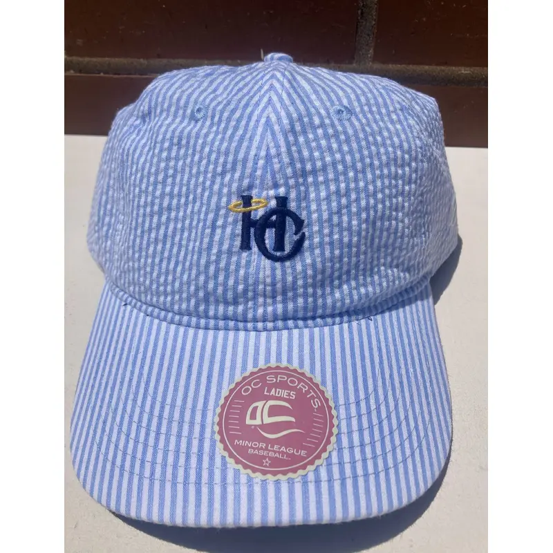 RD Script Light Blue Stripe Seersucker