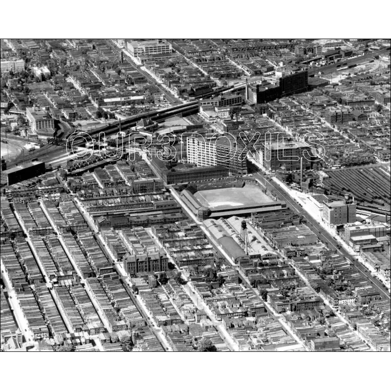 1931 Baker Bowl 8X10 Photo - Philadelphia Phillies The Cigar Box - 1027
