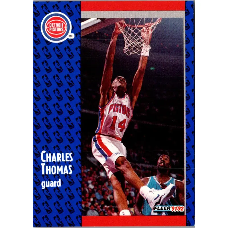 1991 Fleer Charles Thomas #281 Rookie