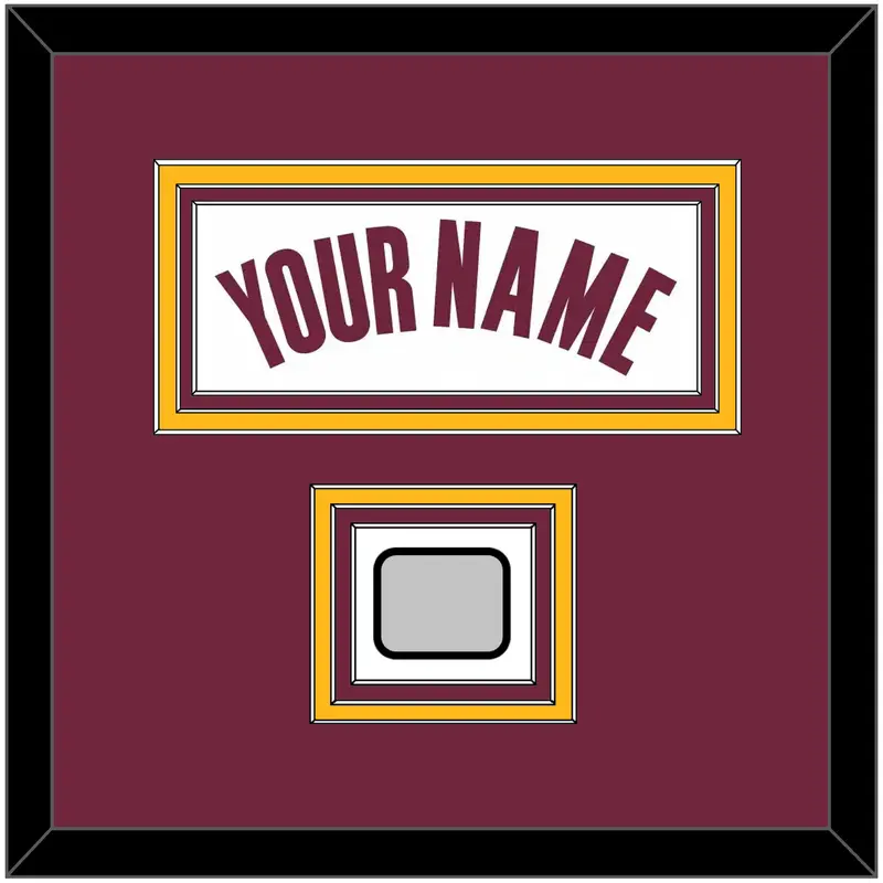 Cleveland Name & Finals Patch - Home White (2010-2017) - Triple Mat 2