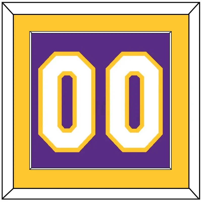 Los Angeles Number - Road Purple (1999-2004) - Single Mat 2