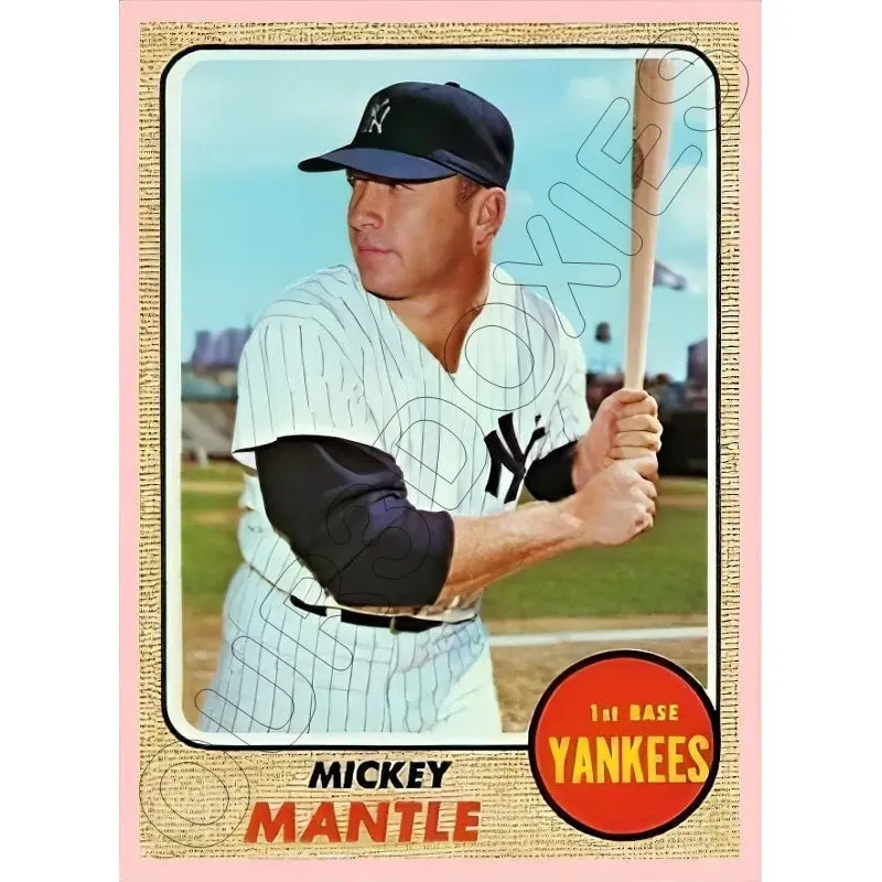 Mickey Mantle 1968 Topps Reproduction Card - 4502