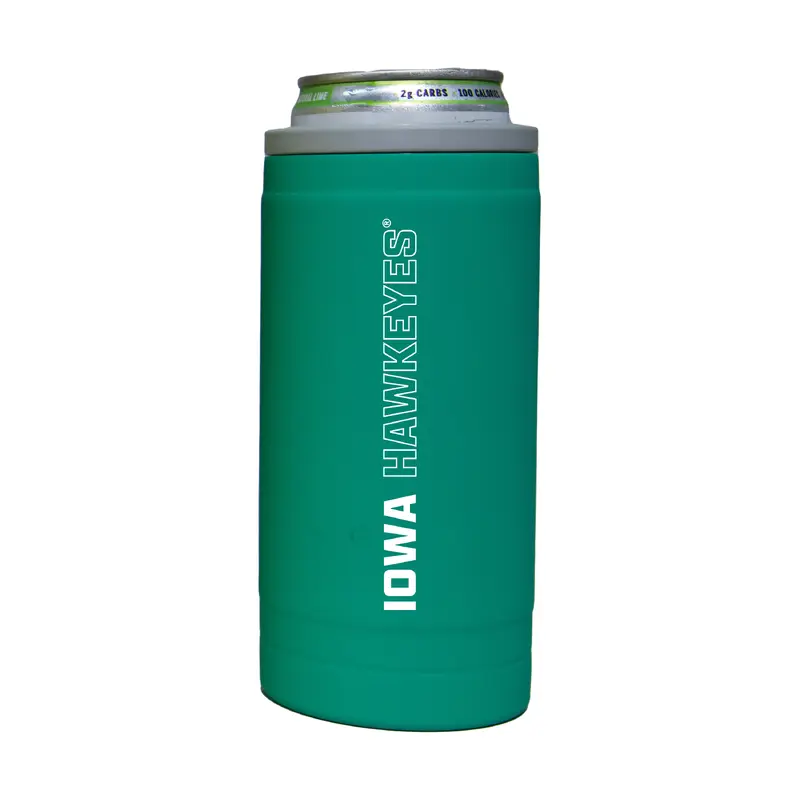 Iowa 12oz Optic Stacked Soft Touch Slim Coolie