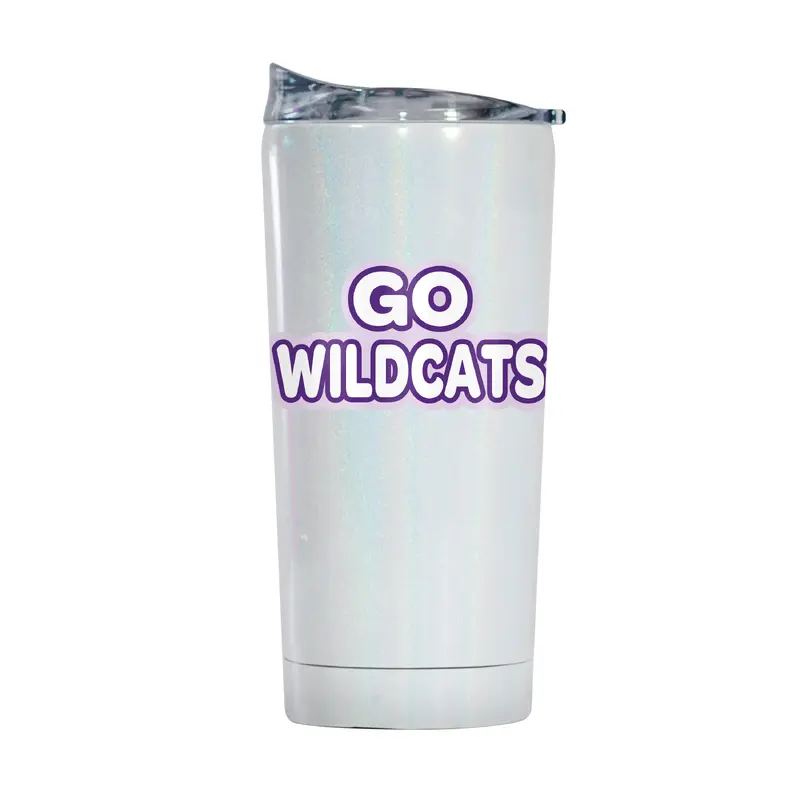 Kansas State 20oz Bubble Iridescent Tumbler