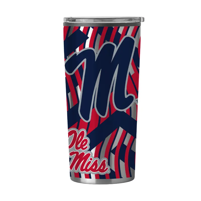 Ole Miss 20oz Flex Plastic Wall Stainless