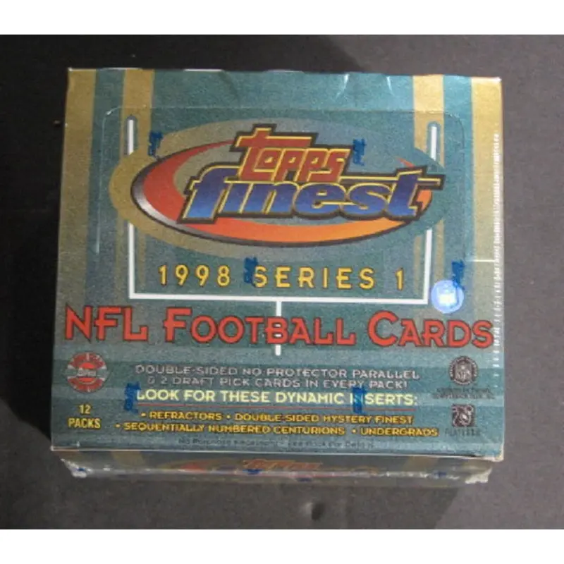 1998 Topps Finest Football Series 1 Jumbo Box (HTA)