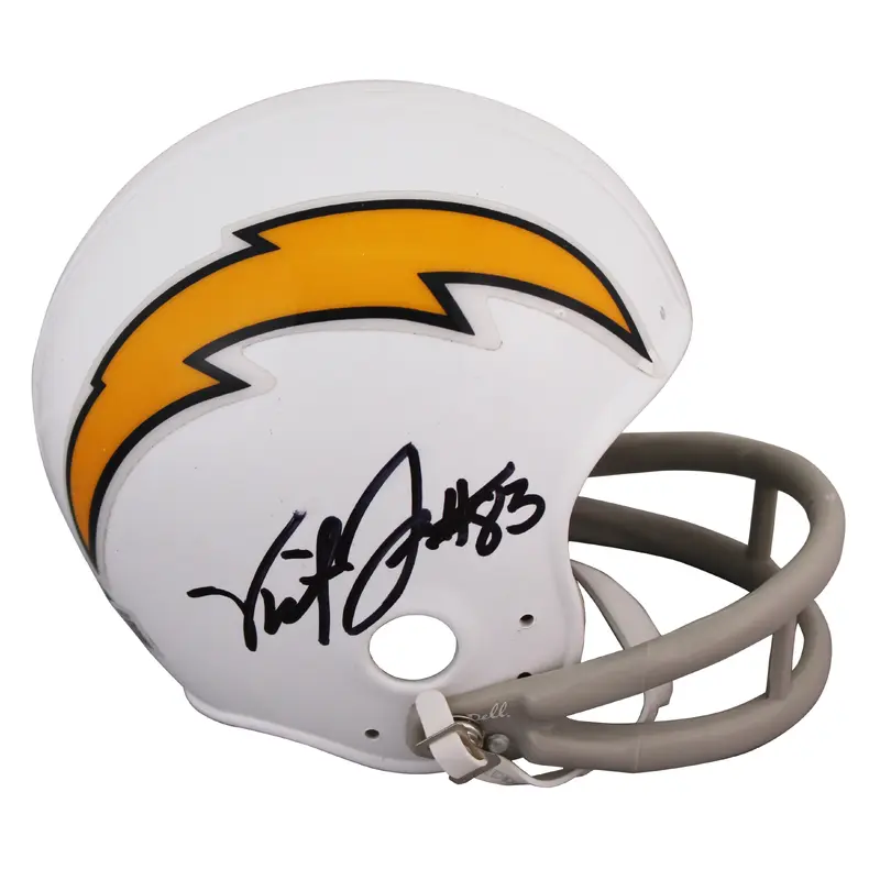Chargers Vincent Jackson Authentic Signed VSR4 Mini Helmet BAS #BR84247