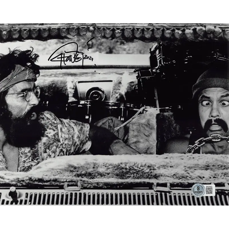 Tommy Chong Cheech & Chong Authentic Signed 8x10 Horizontal Photo BAS 13