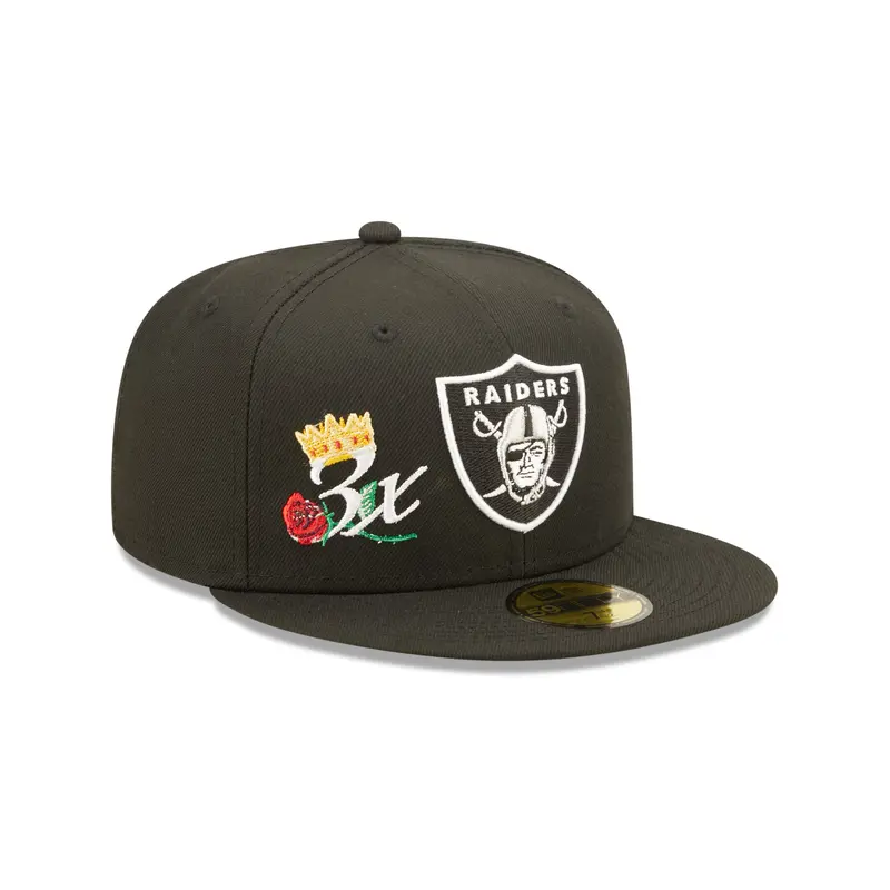 Las Vegas Raiders CROWN CHAMPS 59Fifty Fitted Cap - OTC
