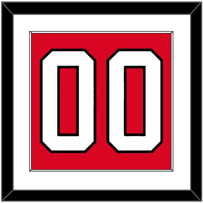 Canada Mens Hockey Number - 2014 Olympics Road Red - Single Mat 1
