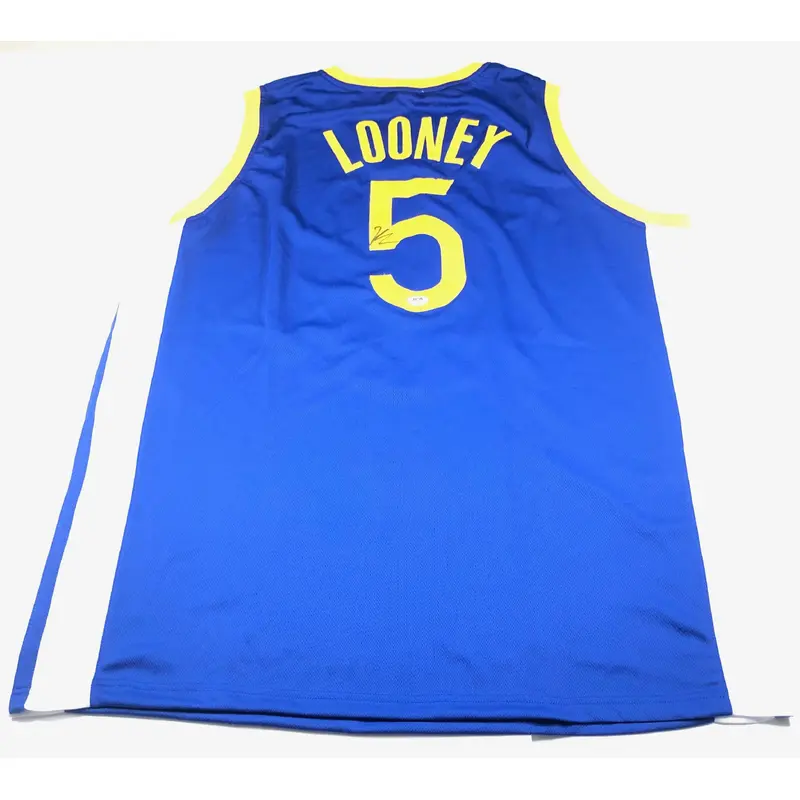 Kevon Looney signed jersey PSA/DNA Golden State Warriors Autographed