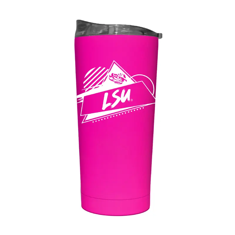LSU 20oz Electric Rad Soft Touch Tumbler