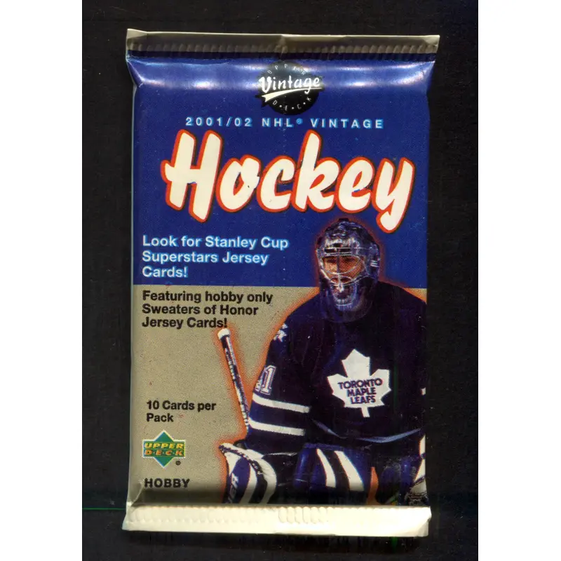 2001/02 Upper Deck Vintage Hockey Unopened Pack (Hobby) (10)