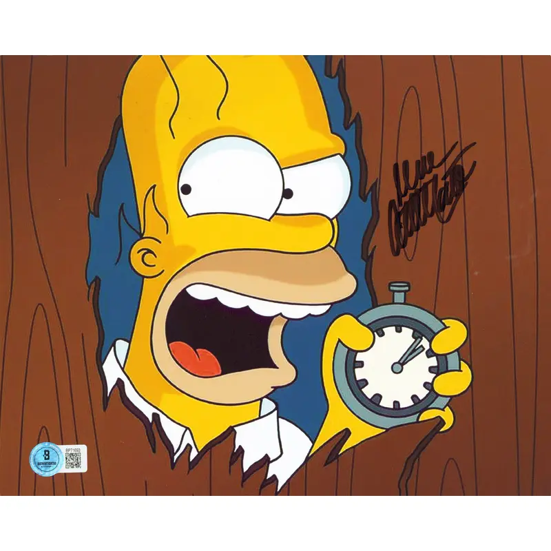 Dan Castellaneta The Simpsons Signed 8x10 Horizontal Photo BAS #BP71693