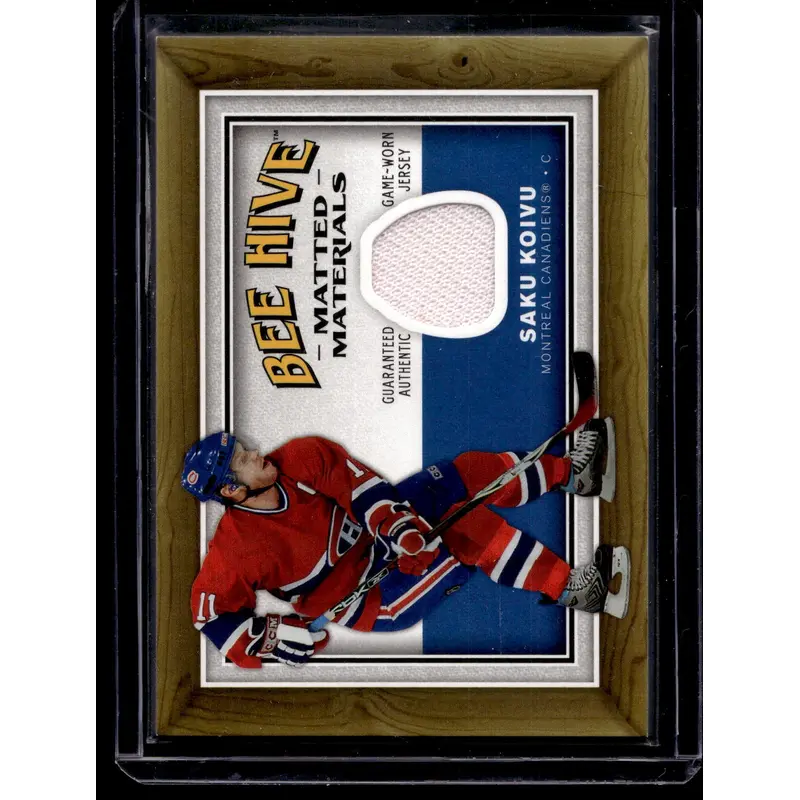 2006-07 Upper Deck Bee Hive - Matted Materials - Saku Koivu #MM-SK
