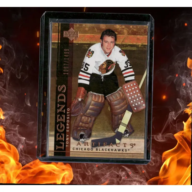 2007-08 Upper Deck Artifacts Tony Esposito 1067/1499 #118