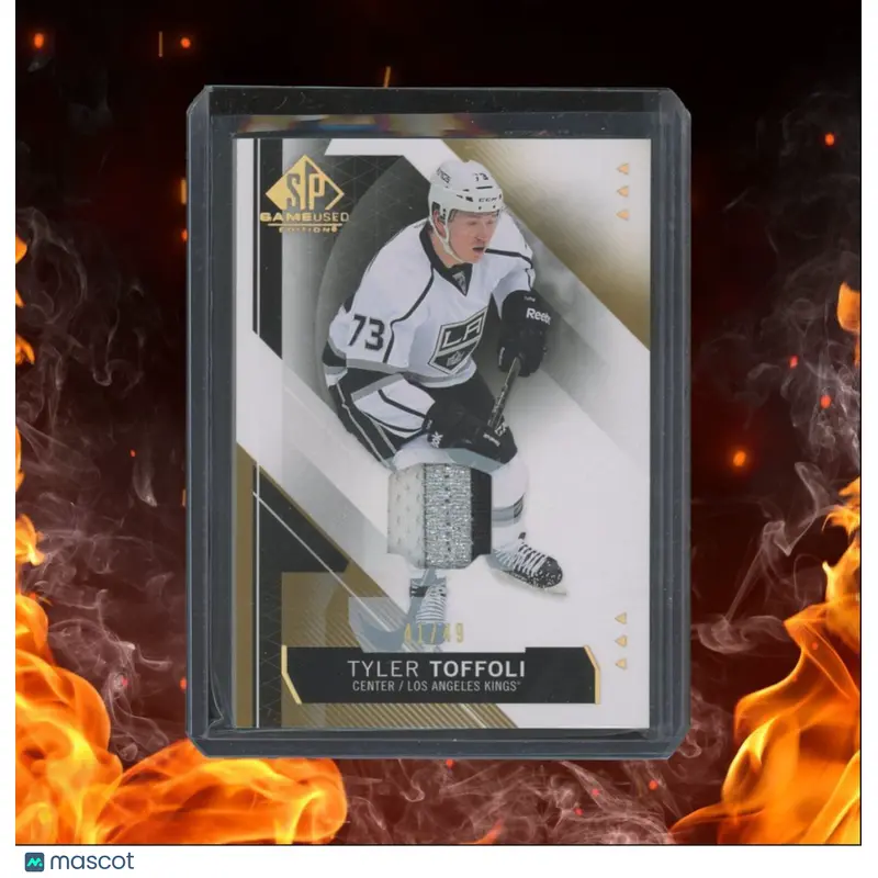 2015-16 SP Game Used Tyler Toffoli Jersey Gold 3 Color Auto 41/49 #20