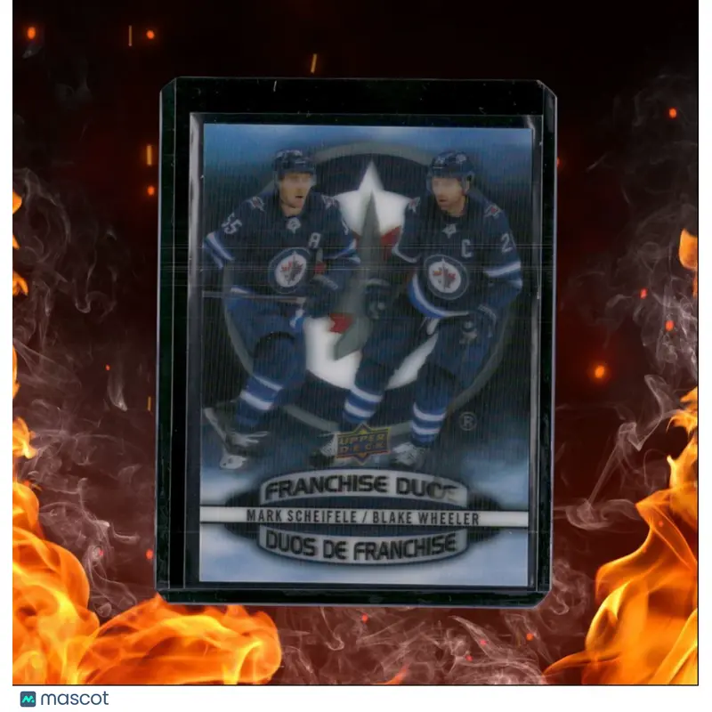 2019-20 Upper Deck Tim Hortons Mark Scheifele / Blake Wheeler Franchise Duos 3D
