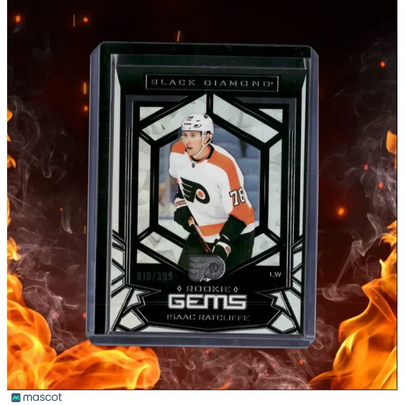2022-23 Upper Deck Black Diamond Isaac Ratcliffe Gems Rookie 010/399 #RG-IR