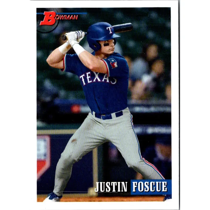 2021 Bowman Heritage Justin Foscue #162