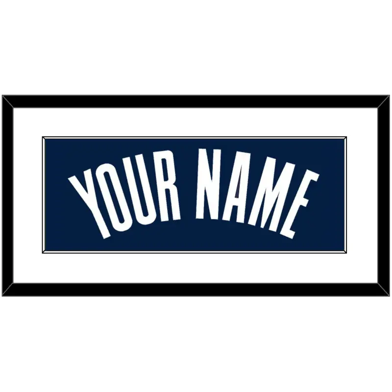 Georgetown Basketball Name - Road Blue (1994-1996) - Single Mat 1
