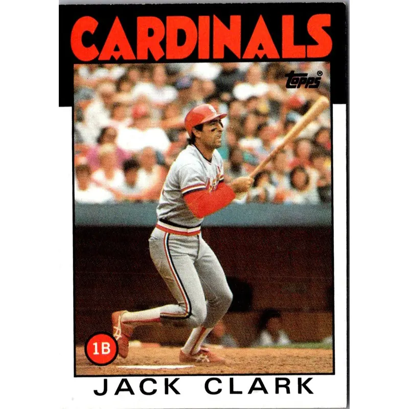 1986 Topps Jack Clark #350