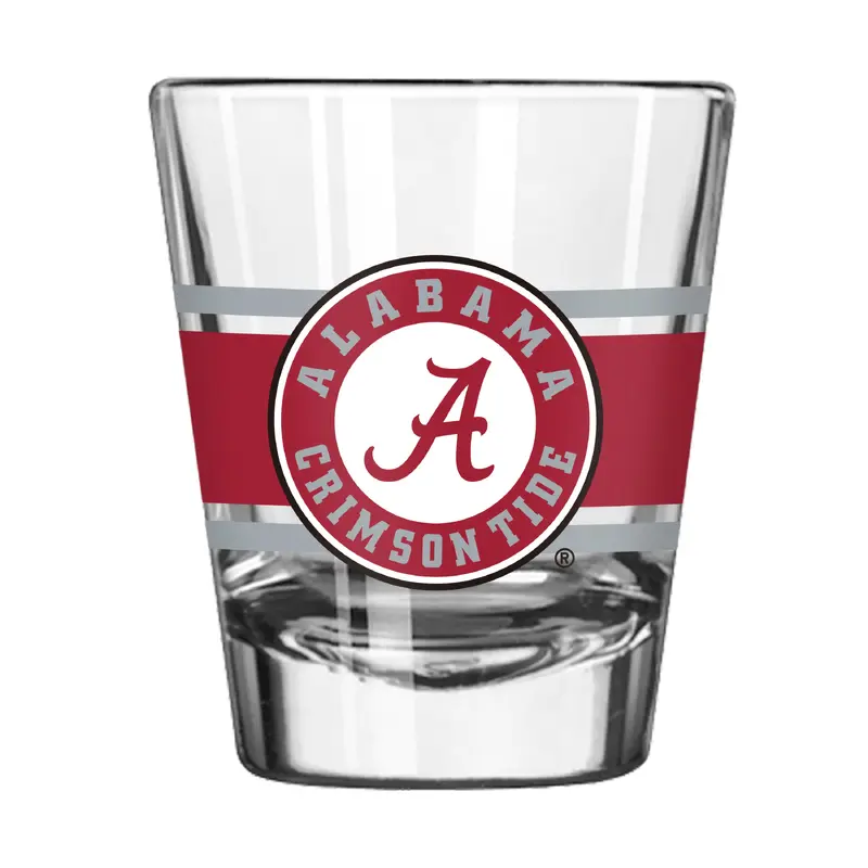 Alabama 2oz Stripe Shot Glass