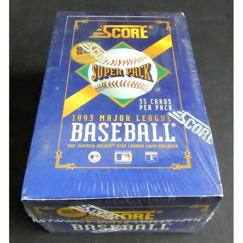 1993 Score Baseball Super Pack Box