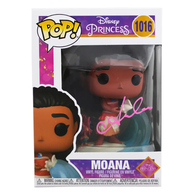 Aulii Cravalho Authentic Signed Moana #1016 Funko Pop Vinyl Figure BAS #BT67937