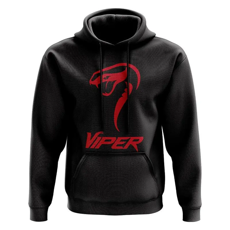 Viper Black/Red Victory Performance Fleece Mid-Weight Hoodie