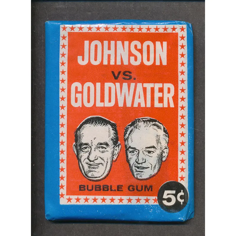 1964 Topps Johnson vs. Goldwater Unopened Wax Pack