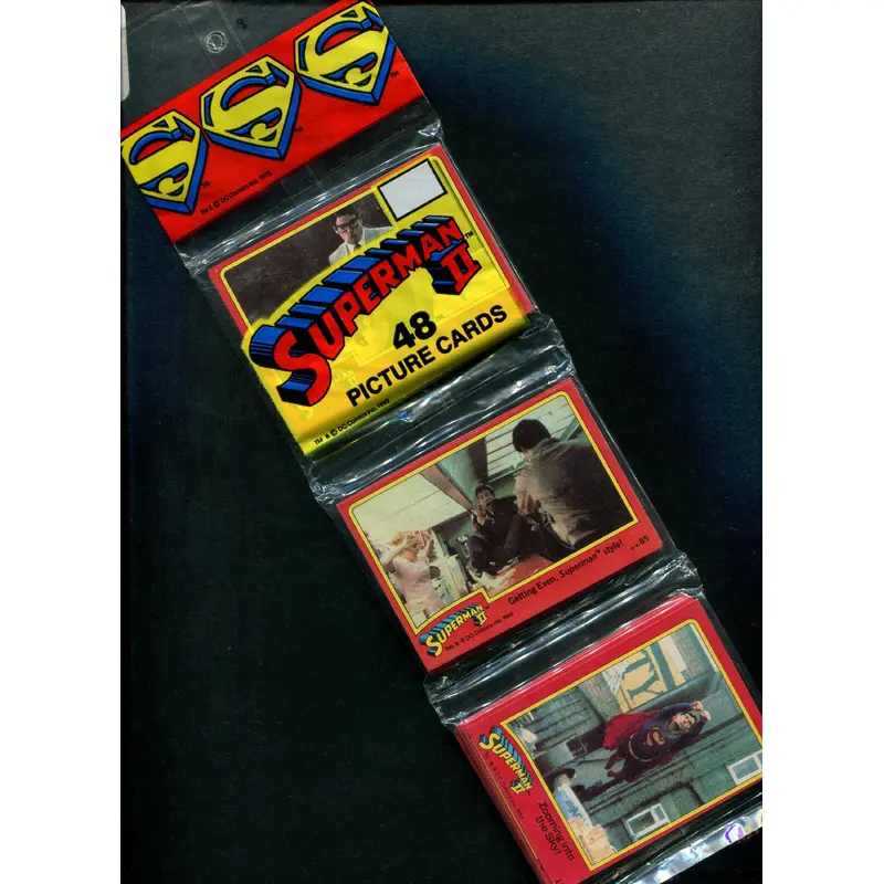 1981 Topps Superman II Unopened Rack Pack (Authenticate)