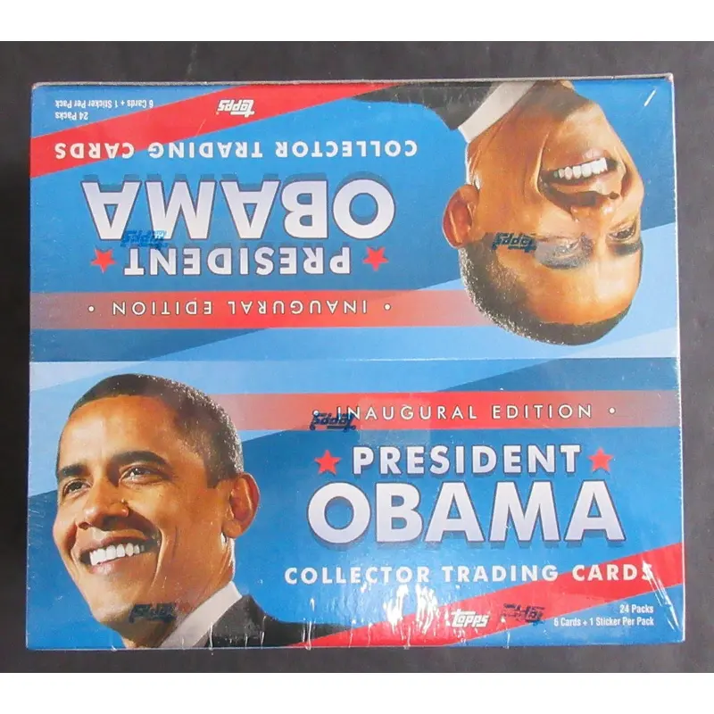 2008 Topps President Obama Inaugural Edition Box (24/6+1)