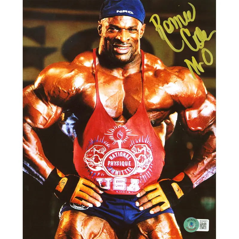 Ronnie Coleman "Mr O" Authentic Signed 8x10 Photo Autographed BAS #BH049871