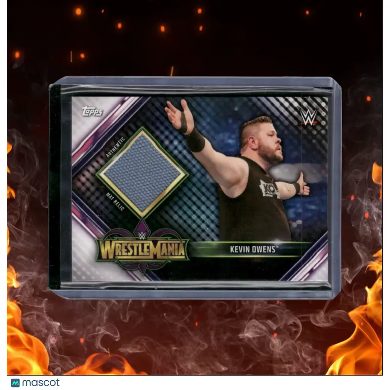 2019 Topps WWE Kevin Owens Event-Used Mat Relic Wrestlemania 34 #MR-KO