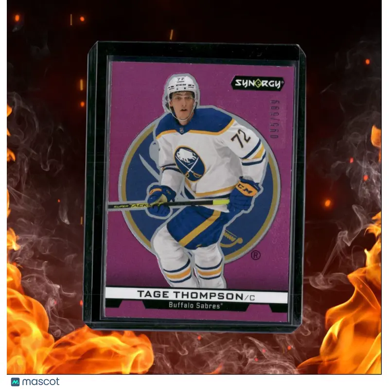 2024-25 Upper Deck Synergy Tage Thompson NHL Impression Magenta 095/599 #IM-34
