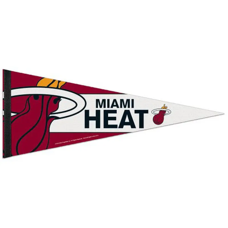 Miami Heat NBA Basketball Team Logo Style Premium Felt Pennant - Wincraft Inc.
