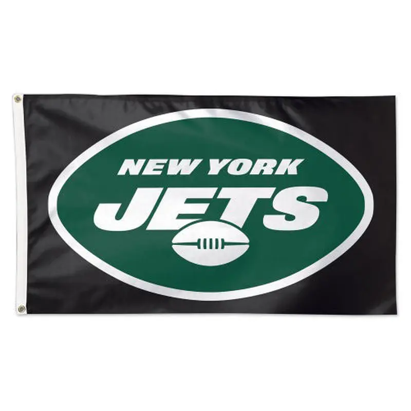 New York Jets Official NFL Football Deluxe-Edition 3'x5' Team Flag - Wincraft Inc.