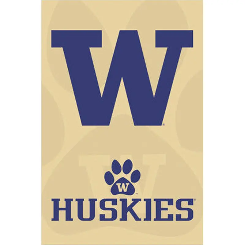 University of Washington Huskies Official NCAA Logo Poster - Costacos Sports