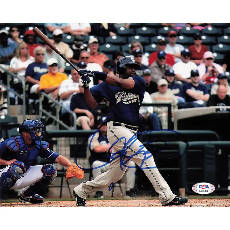 CLIFF FLOYD signed 8x10 photo PSA/DNA San Diego Padres Autographed