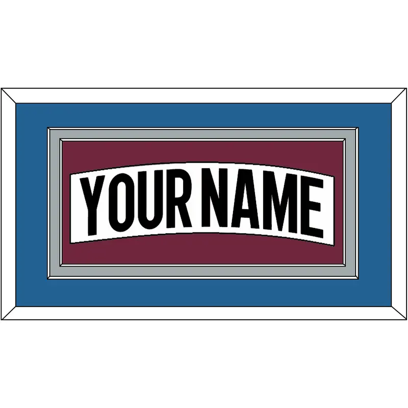 Colorado Nameplate - Road White (2017-2021) - Double Mat 5