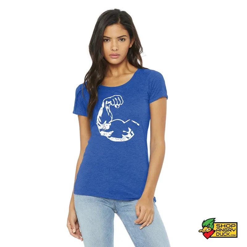Sculpt Fitness White ARM Logo Ladies T-shirt