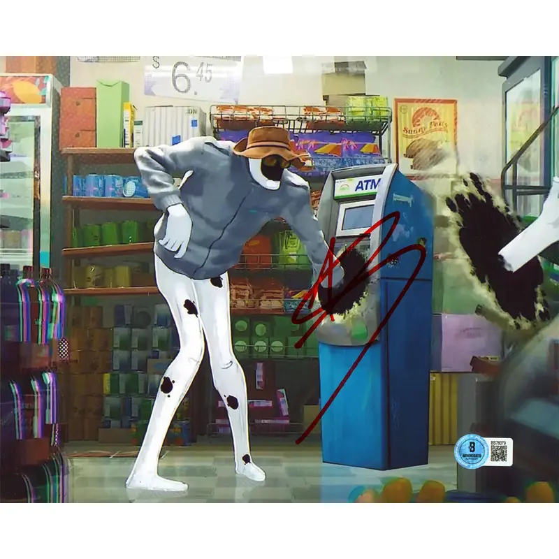 Jason Schwartzman Spider-Man: Across the Spider-Verse Signed 8x10 Photo BAS