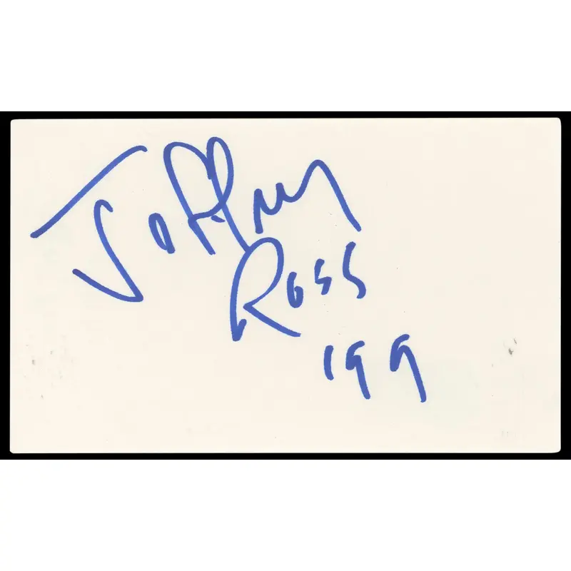 Jeffrey Ross Comedian Authentic Signed 3x5 Index Card Autographed BAS #BP50600