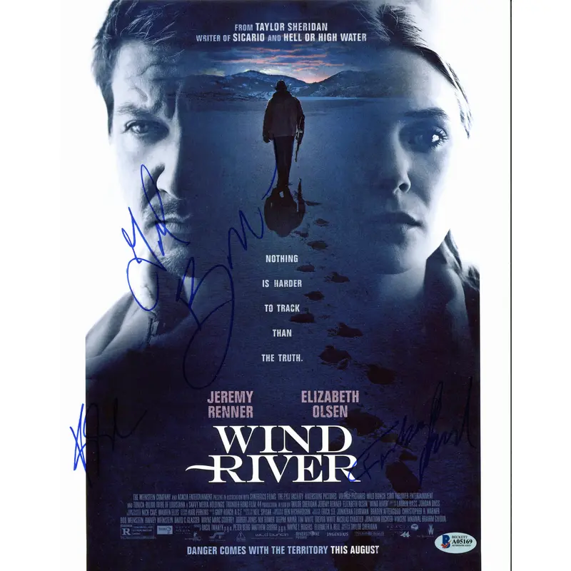 Wind River (Chow, Birmingham +1) Authentic Signed 11x14 Photo BAS #A05169