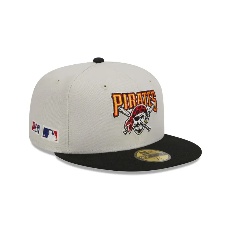 New Era - Pittsburgh Pirates - 59Fifty Fitted - FARM TEAM - Stone