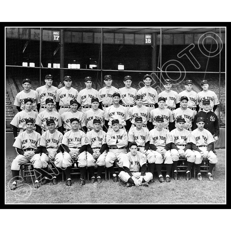 1938 New York Yankees 8X10 Photo - Gehrig McCarthy Dickey Ruffing - 2205